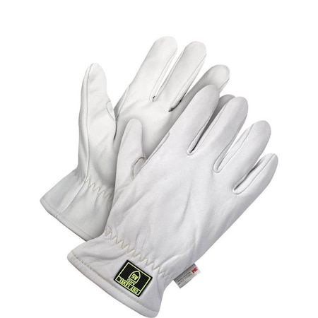 Bdg Cut-Resistant Leather Gloves, Cut Level A5 , S 1 PR 20-9-1871-S-K